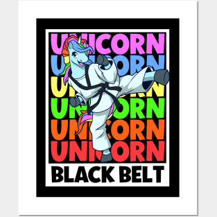 Unicorn - Tang Soo Do Black Belt Posters and Art